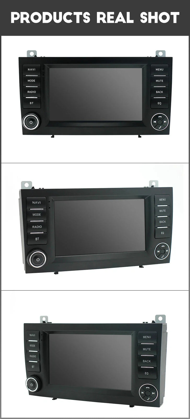 04-10 Benz SLK-Class R171 7" Stereo Radio GPS Navi Head Unit (2004-2010)