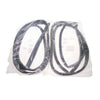 Honda Accord DX / EX / LX 1990-1993 Front Door Weatherstrip Seal x2