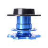 Sparco Momo Blue Steering Wheel Quick Release Hub Adapter