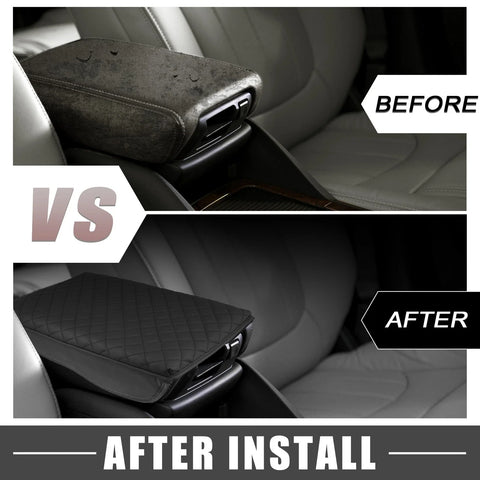 Dodge Ram 1500 2500 3500 Black Center Console Armrest Seat Box Cover