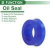 Oil Seal 12x20x8mm 10 Pcs Rotary Shaft Seal TPU Blue