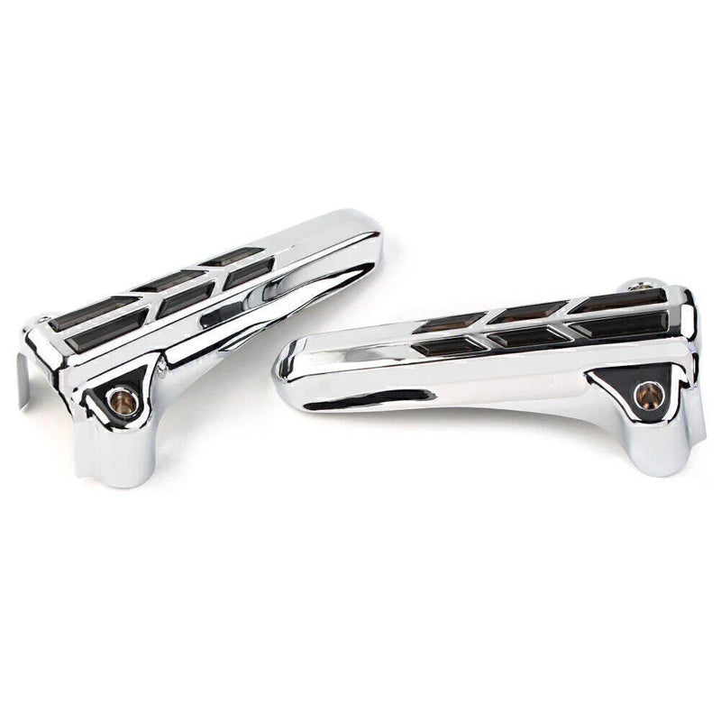 Harley FLHR FLHTK FLHX Smoke LED Front Lower Fork Leg Covers (2014-2020)