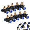 Tire Changer Parts 10pcs G 1/8" T Fitting Connector Tube 8mm