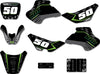 Kawasaki KDX 50 Custom Graphics Full Kit GRANITE STYLE Stickers