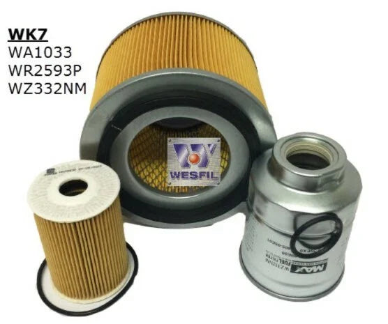 Nissan Patrol GU Y61 3.0L ZD30 ZD30DDTI Filter service kit (2000–2007)