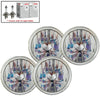 Headlights 4 x 5.75" Round Diamond Cut Lens (Fits Make & Model)