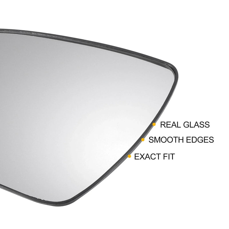 Kia Optima Heated Left Side Mirror Glass w/ Backing Plate (2011-2015)