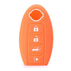 Nissan 370Z, Altima Orange Silicone Smart Key Fob Shell Cover (2009-2022)