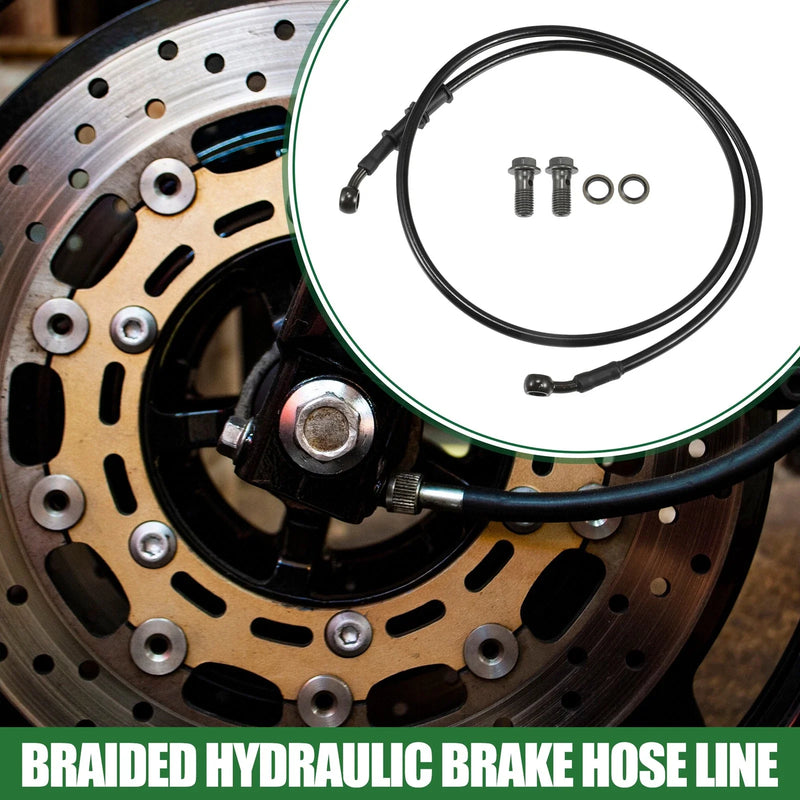 Motorcycle Brake Line / 120cm / Braided Hydraulic Brake Line