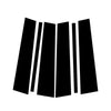 Honda Pilot 6 x Door Pillar Post Covers (2009-2015)
