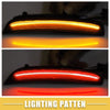 Dodge Front & Rear LED Amber/Red Side Marker Lights