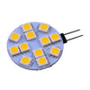 RV Marine 10 x G4 Socket LED Bulbs 3000K 5050SMD Round