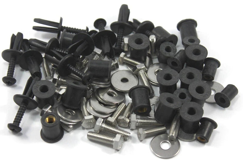 Lotus Elise S1 Rueda Arco Paso Tornillos Inoxidable Completo (1996–2001)