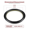 Honda Rancher 350 / 400 TRX350 TRX400 2 x Front Brake Drum Dust Seal (2000–2007)