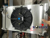 Porsche 924S 944 2.5L 2.7L Aluminum Radiator, Shroud, Fan (1985-1991)