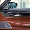 BMW 7 Series G11 2016-2022 Soft Carbon Fiber Front Door Handle Panel Trim