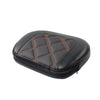 Harley Electra Glide Passenger Sissy Bar Backrest Pad with Orange Stitching