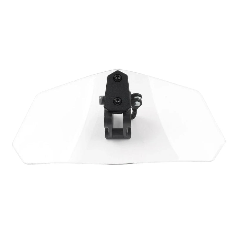 Universal Adjustable Motor Clear Clip-On Windshield Extension Air Deflector