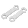 Yamaha MT-09 / FZ-09 (2014-2020) - 2 x Silver Parts 30mm Lowering Link Kit