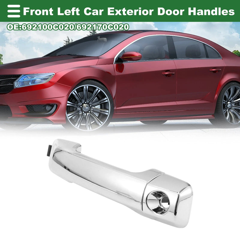 Toyota Tundra Front Left Car Exterior Door Handle Silver Tone