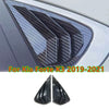 Kia Forte K3 Carbon Fiber Side Vent Window Scoop Louver Cover (2019–2022)