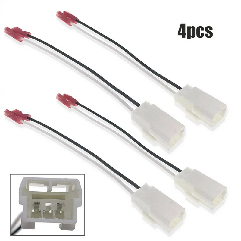Chrysler Dodge Caliber 4 x Speaker Wiring Harness Adapter Connector (2007-2012)