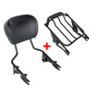 Harley Street Glide Backrest Sissy Bar Luggage Rack (2009-2025)