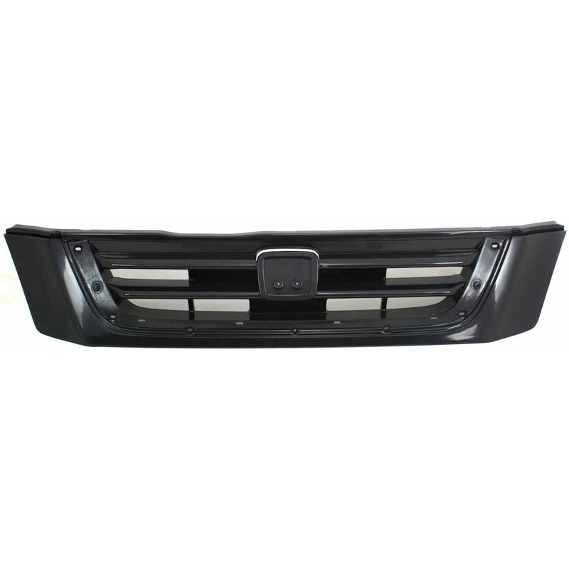 Grille For 97-2001 Honda CR-V Black Plastic