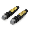 Harley & Honda 8MM Universal Gold Rear Footrest Pegs