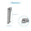 Motorcycle Pair 7mm Aluminium Alloy Footrest Footpeg