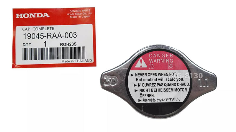 Honda Accord, Civic, CR-V, Odyssey Radiator Cap (2003-2012)