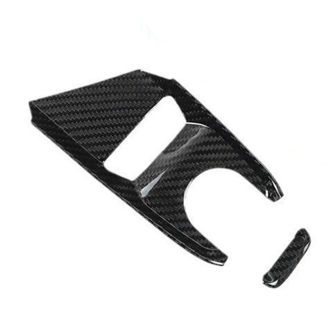 Corvette C8 (2020-2024) Black Carbon Fiber Multimedia Button Panel Cover