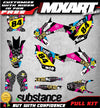 Husqvarna FC TC RUSH STYLE Stickers Decals (2019-2021)