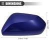 Toyota Camry 2018-2023 Blue Left Side Mirror Cover