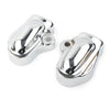 Harley V-Rod VRSC Muscle VRSCF Chrome Rear Axle Nut Covers (2002-2017)