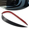 VW Golf 6 MK6 GTD Glossy Black Front Bumper Side Air Vent Trim (2008-2013)
