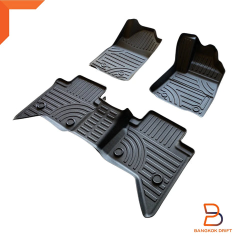 Toyota Hilux Ute Revo Premium 3D TPE All Weather Floor Mats (15-25)