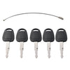 Daewoo Doosan Excavator Models Heavy Equipment 5PCS Keys