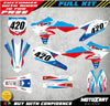 Yamaha YZF 450 (2014-2017) FORTRESS STYLE Stickers Custom Graphics Kit
