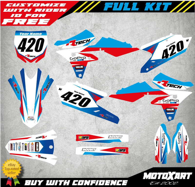 Yamaha YZF 450 (2014-2017) FORTRESS STYLE Stickers Custom Graphics Kit