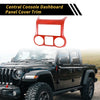 Jeep Wrangler JK JKU (2011-2017) Red Central Console Dashboard Trim