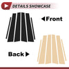 Lexus GS 6 Pcs Black Door Pillar Window Trim (2006-2011)