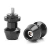Yamaha R1, XV250, R6, YZF600, FZ6, FZ8 6mm Black Swingarm Spool Sliders