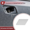 BMW 335i - Silver Tone Bumper Headlight Washer Nozzle Cover Cap