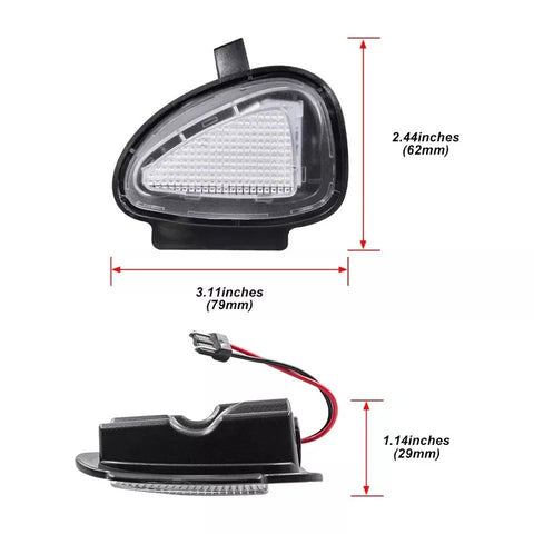 Golf Mk6 LED Side Under Mirror Puddle Courtesy Lights