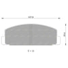 Mazda 323 / 6 RX7 Rear Disc Brake Pads Set (1986-2010)