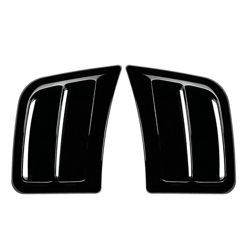 Subaru Impreza WRX STI Black Front Bumper Side Air Vent Covers (2008-2014)