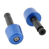 Universal Motorcycle 1in Blue Handlebar Hand Grips & End Caps