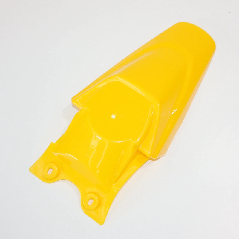 KLX110 Yellow Plastic Rear Tail Mud Guard Fender (2002-2023)