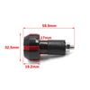 Motorcycle 2 x Aluminum Alloy Handle Bar Hand Grip End Cap